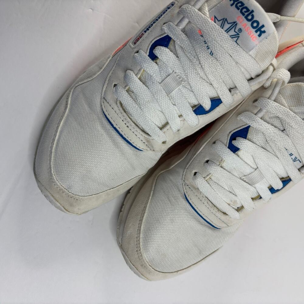 Reebok Classic Nylon 2020 White Pink Sneaker Women Size 8.5 - Picture 8 of 9